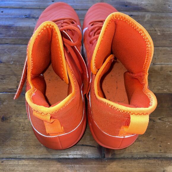 Nike Alpha Menace Pro 2 Mid Football Cleats Men's Sz 13 Orange USED AQ3209-800 - Picture 8 of 16